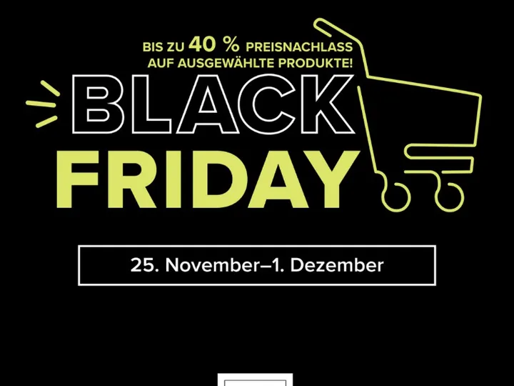 Morgen startet die Black Friday Aktion
