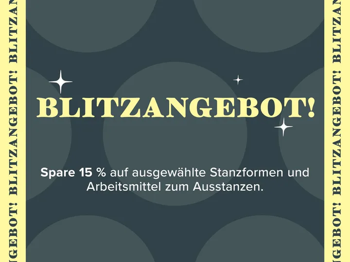 Blitzangebot 15 % bei Stampin’ Up!