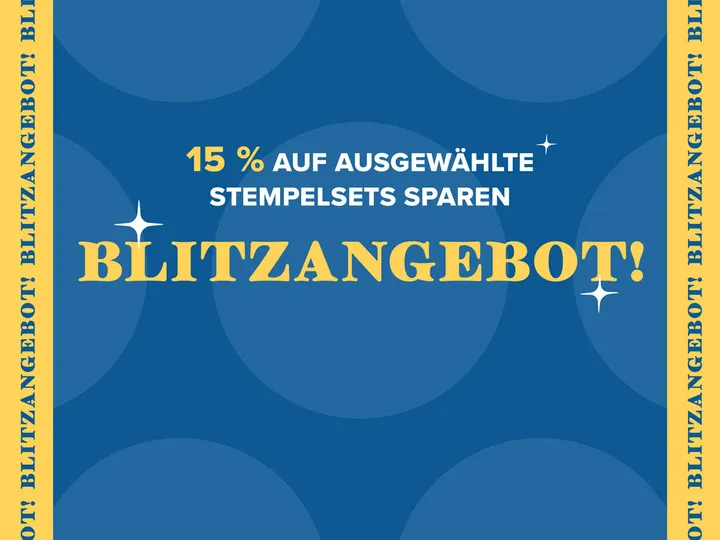 Blitzangebot 15 % bei Stampin' Up!