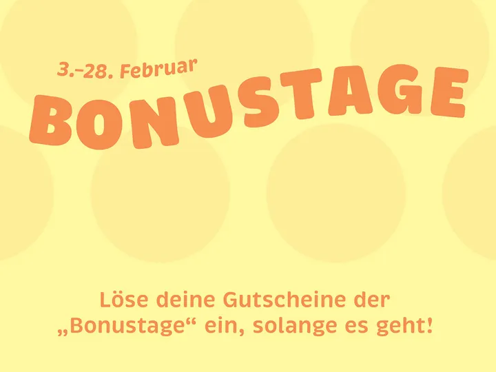 Bonustage Gutscheine einlösen